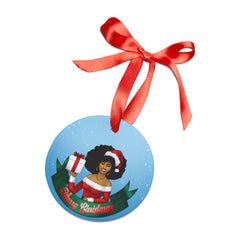 African American Mrs. Claus Ornament
