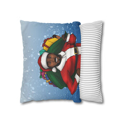 African American Faux Suede Pillow Cover